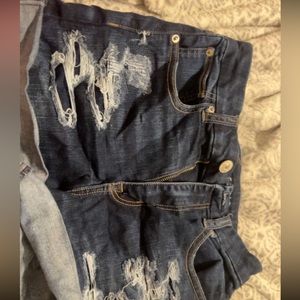 American eagle jean shorts
